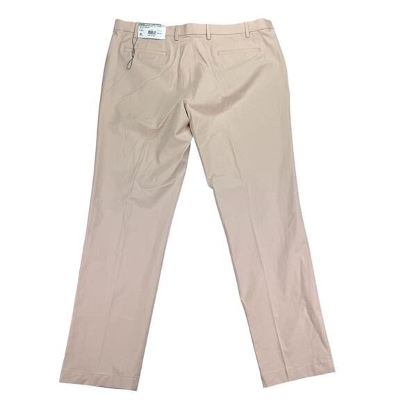Michael Kors Mens Major Classic Fit Stretch Performance Pants Pink 40x32 - Picture 2 of 4